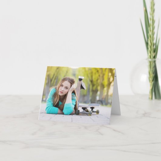 Budget Afstuderen Photo Note Kaart (Voorkant)