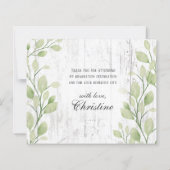 Budget Afstuderen roze Bedankt van de trustliefde (Achterkant)