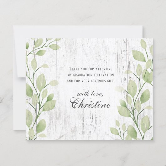 Budget Afstuderen roze Bedankt van de trustliefde (Achterkant)