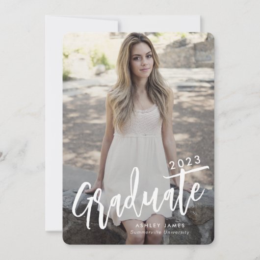 Budget Afstuderen Script 2-fotokaart Afstuderen Kaart (Voorkant)