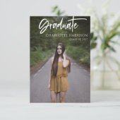 Budget Afstuderen Script Photo Party Kaart (Staand voorkant)