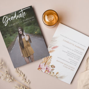 Budget Afstuderen Script Photo Party Kaart