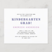 BUDGET Afstuderen Uitnodiging | Foto regenboog (Achterkant)