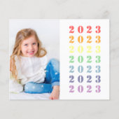 BUDGET Afstuderen Uitnodiging | Foto regenboog (Voorkant)