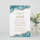 Budget Agate Afstuderen 2022 Blauwgroen Gold Blue (Staand voorkant)