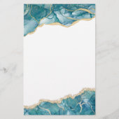 Budget Agate Afstuderen 2022 Blauwgroen Gold Blue (Achterkant)