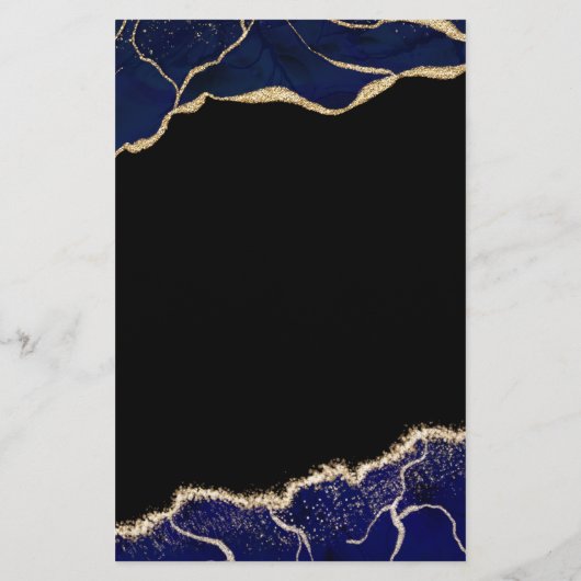 Budget Agate Afstuderen 2022 Navy Blue Gold (Achterkant)