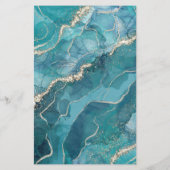 Budget Agate Afstuderen 2023 Blauwgroen Gold Blue (Achterkant)