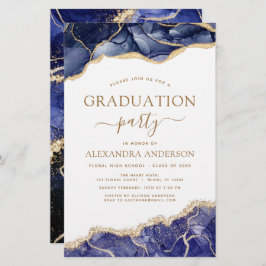 Budget Agate Afstuderen 2023 Navy Blue Gold