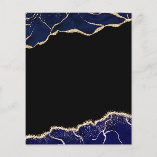Budget Agate Afstuderen 2023 Navy Blue Gold (Achterkant)