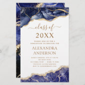 Budget Agate Afstuderen Klasse 2022 Navy Blue (Voorkant / Achterkant)