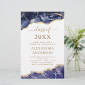 Budget Agate Afstuderen Klasse 2022 Navy Blue (Staand voorkant)