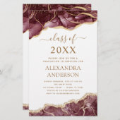 Budget Agate Afstuderen Klasse 2023 Bourgogne (Voorkant / Achterkant)