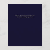 BUDGET AGATE Blue Paars Gold Weduwbudget Flyer (Achterkant)