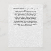 BUDGET Agate EINDEJAARSFEEST Uitnodigingen Glitter (Achterkant)