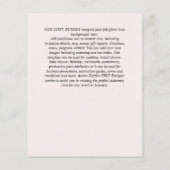 BUDGET Agate EINDPARTY Uitnodigingen Glitter Glamo Flyer (Achterkant)