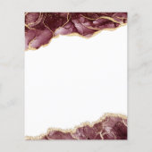Budget Agate Sweet 16  Bourgondie Goud Flyer (Achterkant)