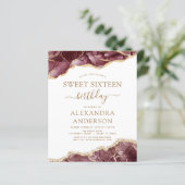 Budget Agate Sweet 16 Burgundy Gold (Staand voorkant)