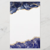 Budget Agate Sweet 16 Navy Blue Gold (Achterkant)