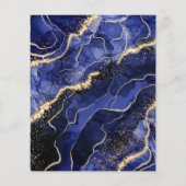 Budget Agate Sweet 16 Navy Blue Goud Flyer (Achterkant)