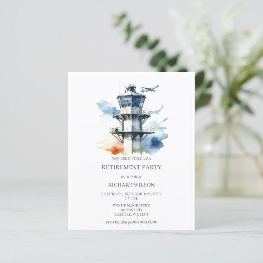 Budget Air Traffic Controller Retirement Party  (Staand voorkant)