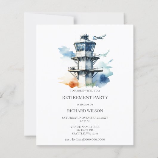 Budget Air Traffic Controller Retirement Party (Voorkant)