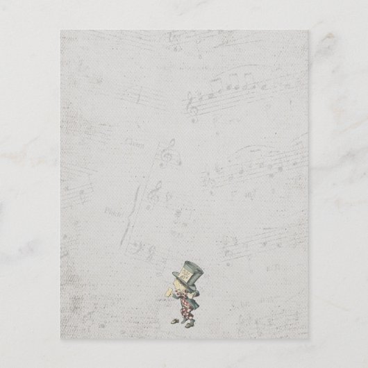 Budget  Alice in Wonderland sparen de Datum (Achterkant)