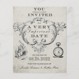 Budget Alice in Wonderland Wedding