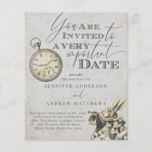 Budget  Alice in Wonderland Wedding