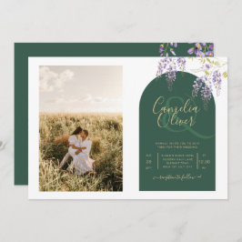 Budget All-in1 FOTO Huwelijk Wisteria QR Code UITN Kaart