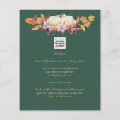 BUDGET All-in-1 Herfst Pumpkin Green Gold Wedding (Achterkant)