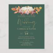 BUDGET All-in-1 Herfst Pumpkin Green Gold Wedding (Voorkant)