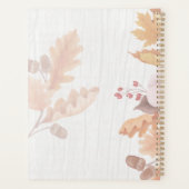 BUDGET All-in-1 Herfstbladeren Terracotta Bruiloft Planner (Achterkant)