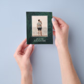 BUDGET All-in-1 Landelijke Smaragdgroene Bruiloft Flyer (Hand)