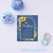 BUDGET All-in-1 Landelijke Zonnebloemen BLAUW Brui Flyer (Enkel)