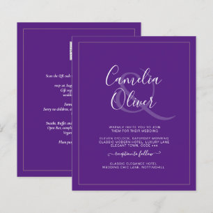 BUDGET All-in-1 Monochroom Ampersand Wedding