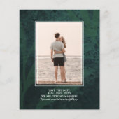 BUDGET All-in-1 Rustic Emerald Green Wedding Flyer (Voorkant)