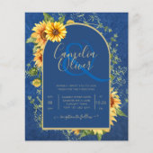 BUDGET All-in-1 Rustic Sunflower BLUE Wedding (Voorkant)