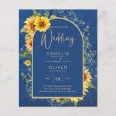 BUDGET All-in-1 Rustic Sunflower BLUE Wedding (Voorkant)