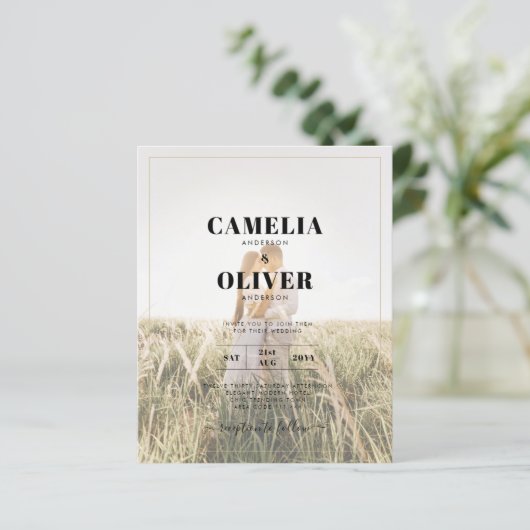 Budget All-in-1 Rustic Terracotta GOLD Wedding (Staand voorkant)