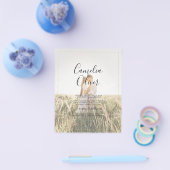 Budget All-in-1 Rustic Terracotta GOLD Wedding Flyer (Enkel)