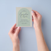 BUDGET All-in-1 Wedding Script Ampersand Arch Flyer (Hand)