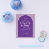 BUDGET All-in-1 Wedding Script Ampersand Arch Flyer (Enkel)