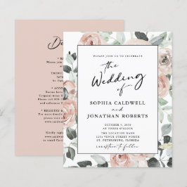 Budget All in One Calligraphy Rozen Trouw Uitnodig