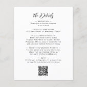 Budget All in One Calligraphy Wedding Invitation (Achterkant)