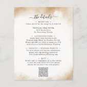Budget All in One Eucalyptus Lijst Wedding Invite (Achterkant)