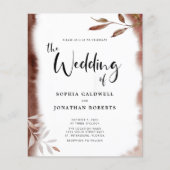 Budget All in One Herfst Foliage Weddenschap (Voorkant)