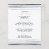 Budget All in One Rozen and Antlers Wedding Invite (Achterkant)