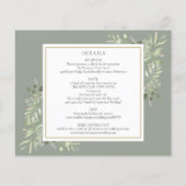 Budget All In One Sage Groene Foto Huwelijk (Achterkant)