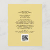 Budget All-in-One Sunflower Gold Wedding (Achterkant)